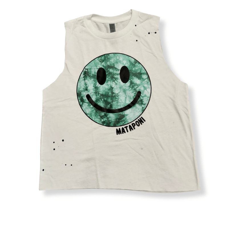 Mataponi Happy Face Cut Tank - YM
