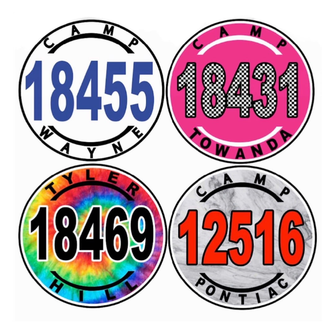 4 90210 Circle Zip Decal