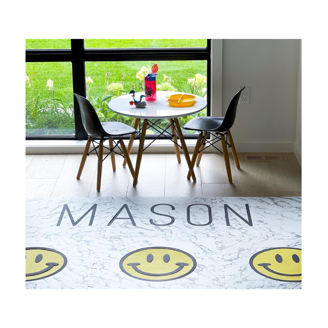 Personalized Play Mat - 3 Smiles