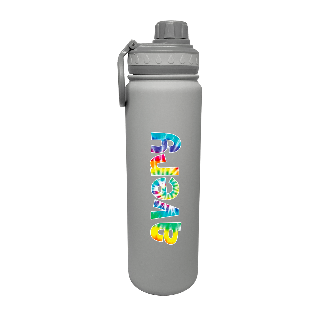 Tie Dye Personalized Water Bottle