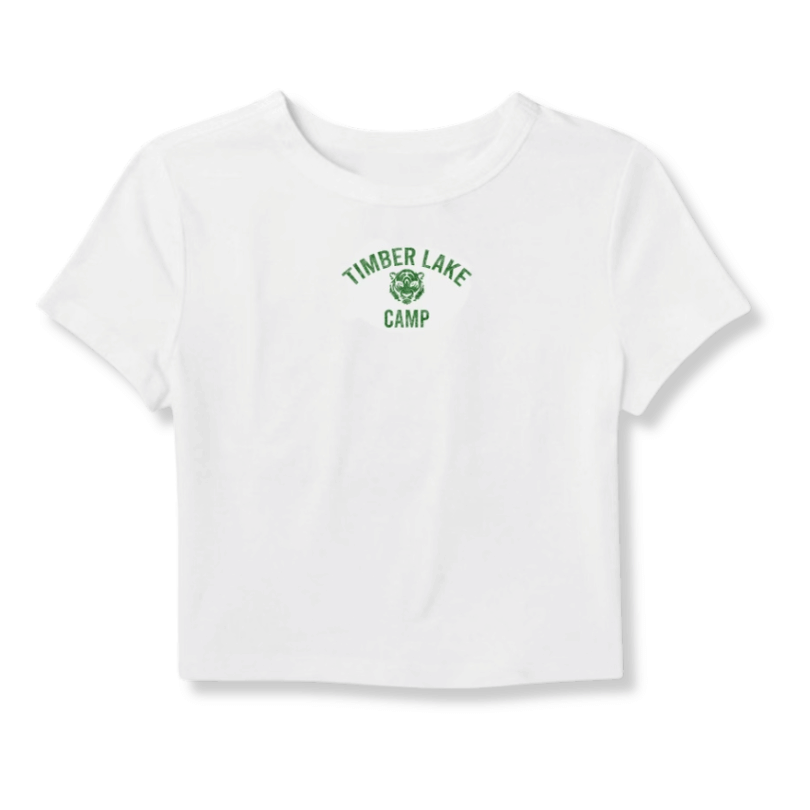 Camp Logo - Fitted Cropped Tee