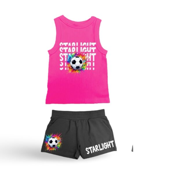 Girl’s Soccer Paint Splatter Suzette Shorts & Girl’s Soccer Paint Splatter Suzette Shirt / Tank Top (Youth) Hip 2025/2026