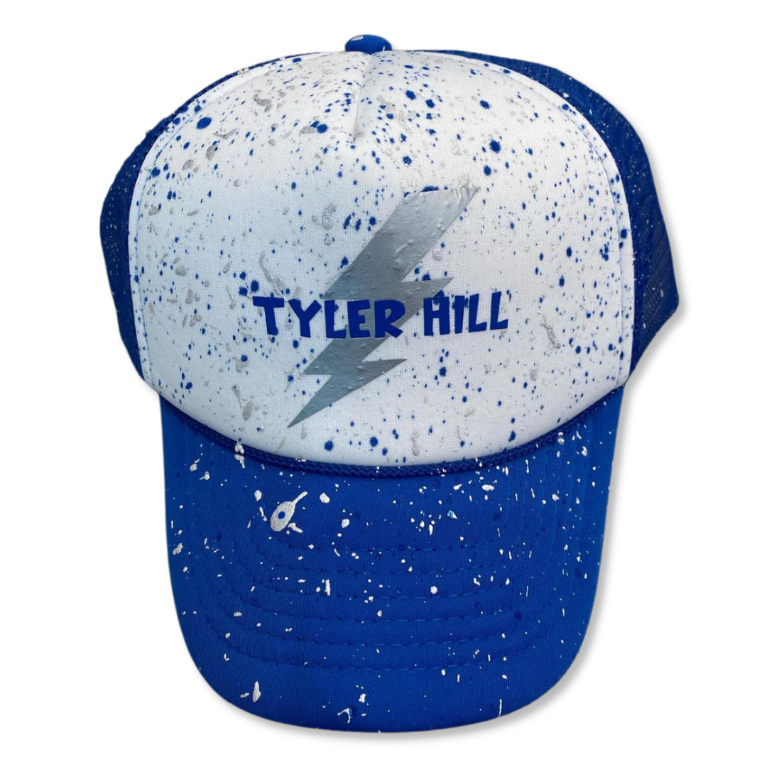 Lightning Bolt & Splatter Paint Camp Hat