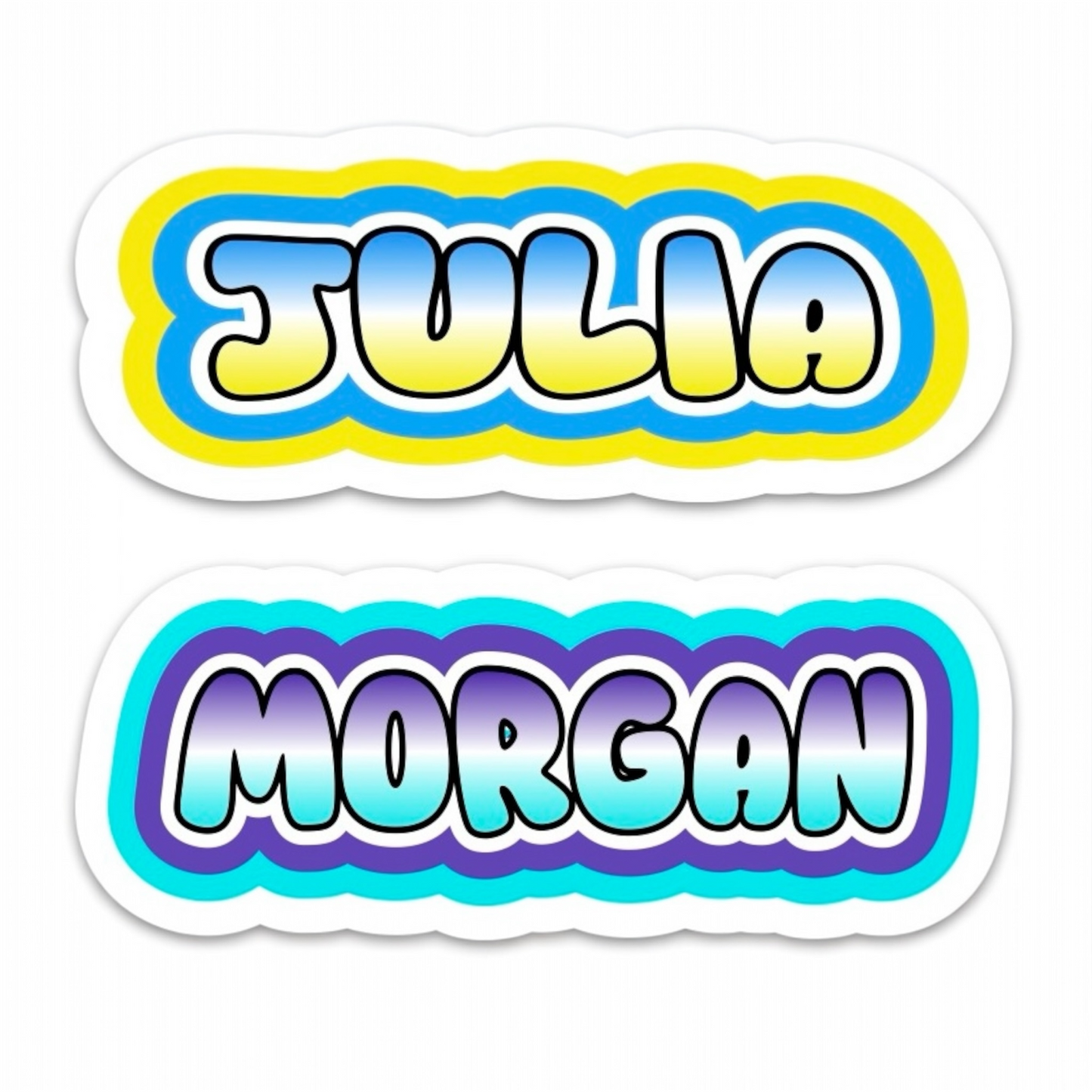 Personalized Spray Font Name Pillow (16" x 10" )