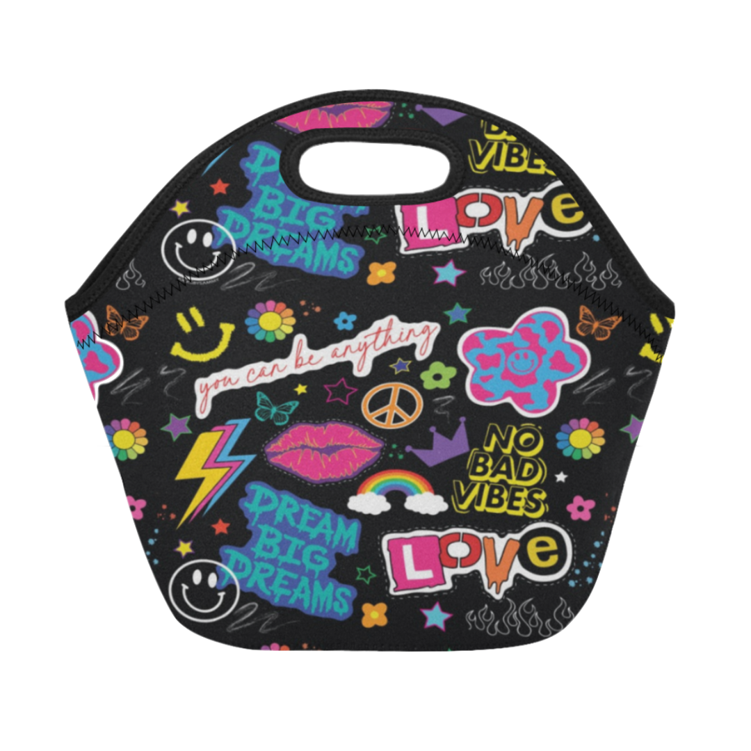 No Bad Vibes Lunch Tote