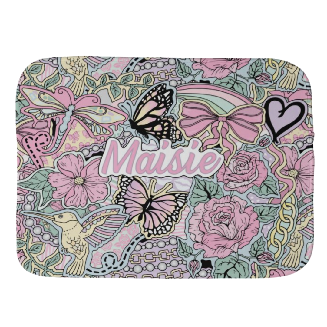 Flowers For All Burp Cloth