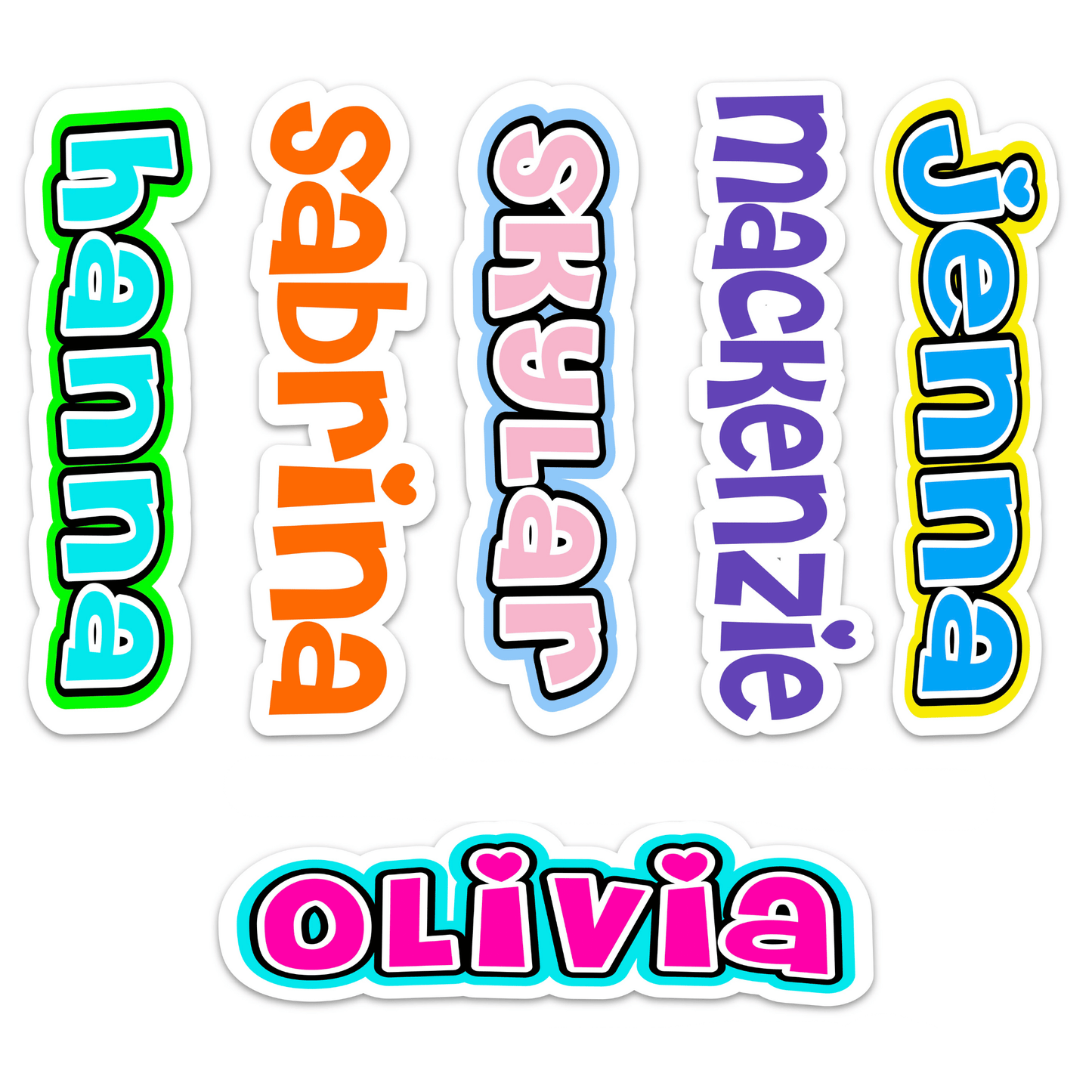 Cling It Word in Bubbly Font