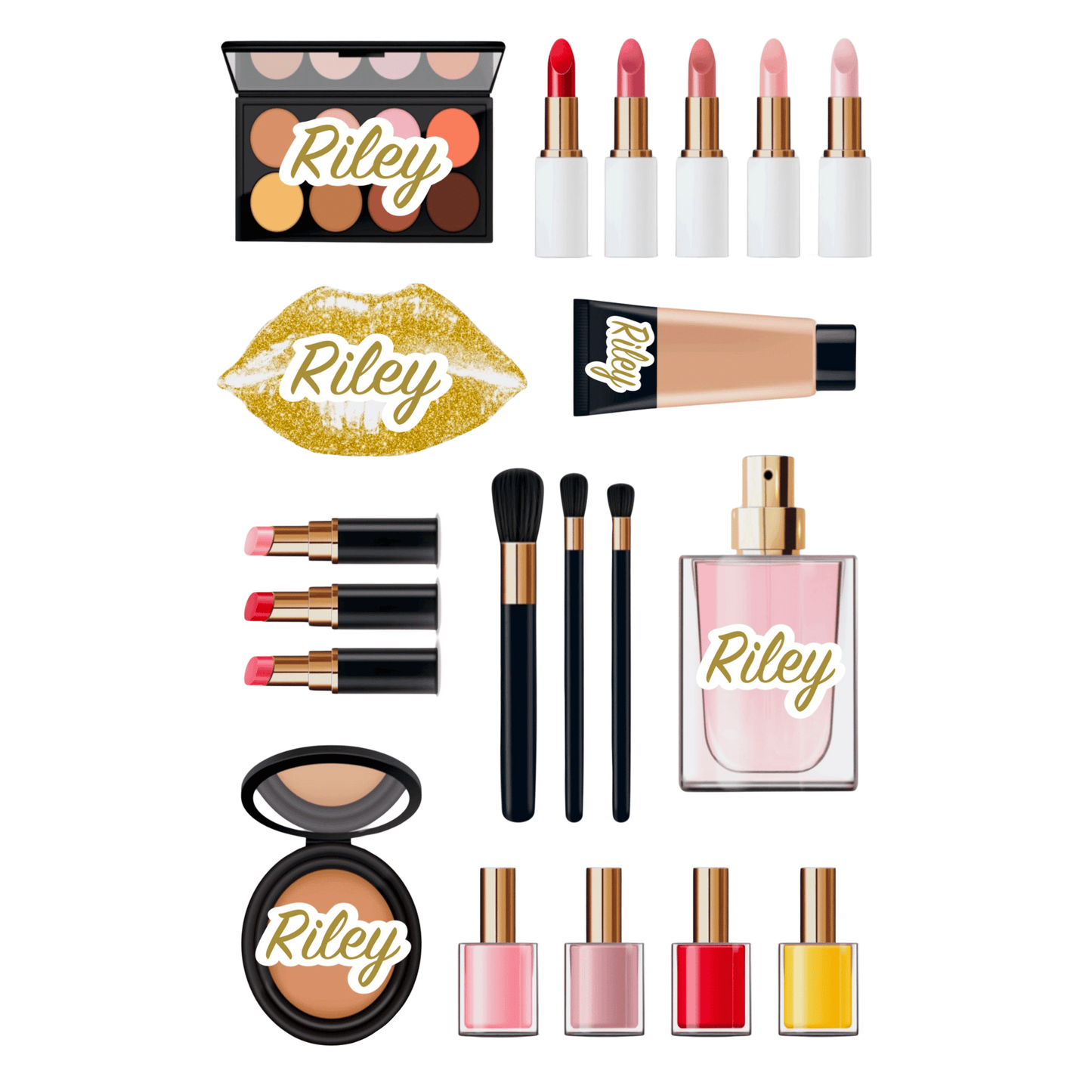 Cling It Sheet CI-90P Gold Makeup