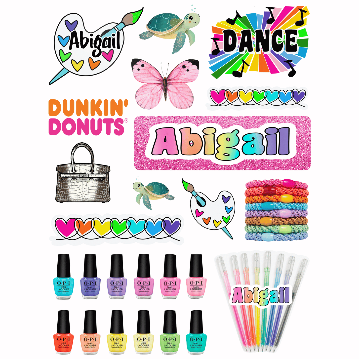 Cling It Sheet - CI 344 Artsy (9x12)