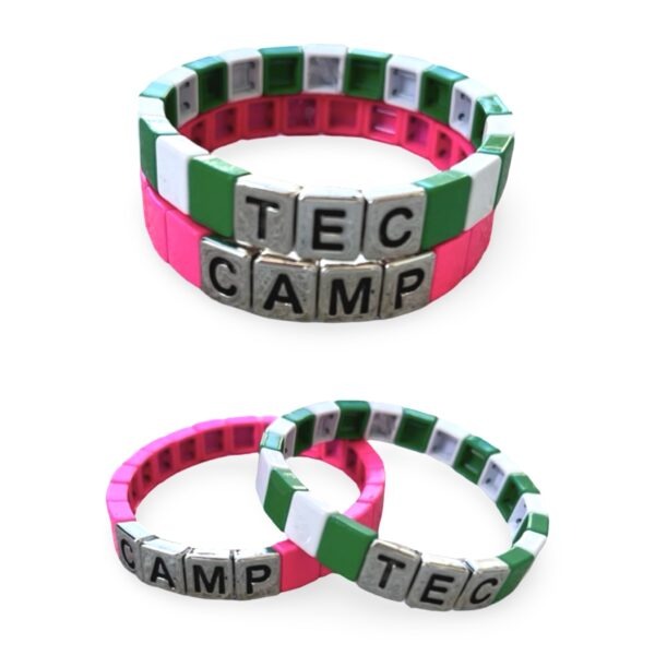 Enamel Tile Camp Bracelet