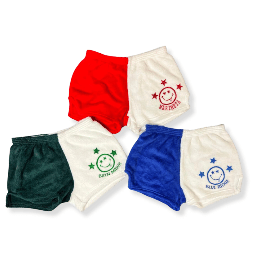 MLK Pajama Shorts with Camp Name and Star Eyed Smiley