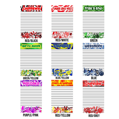 CreateD-Girls Camp Color Notepad Stationery