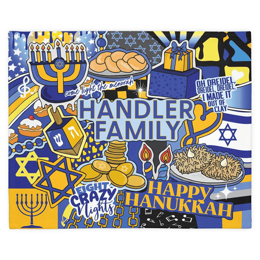 Happy Hanukkah Blanket