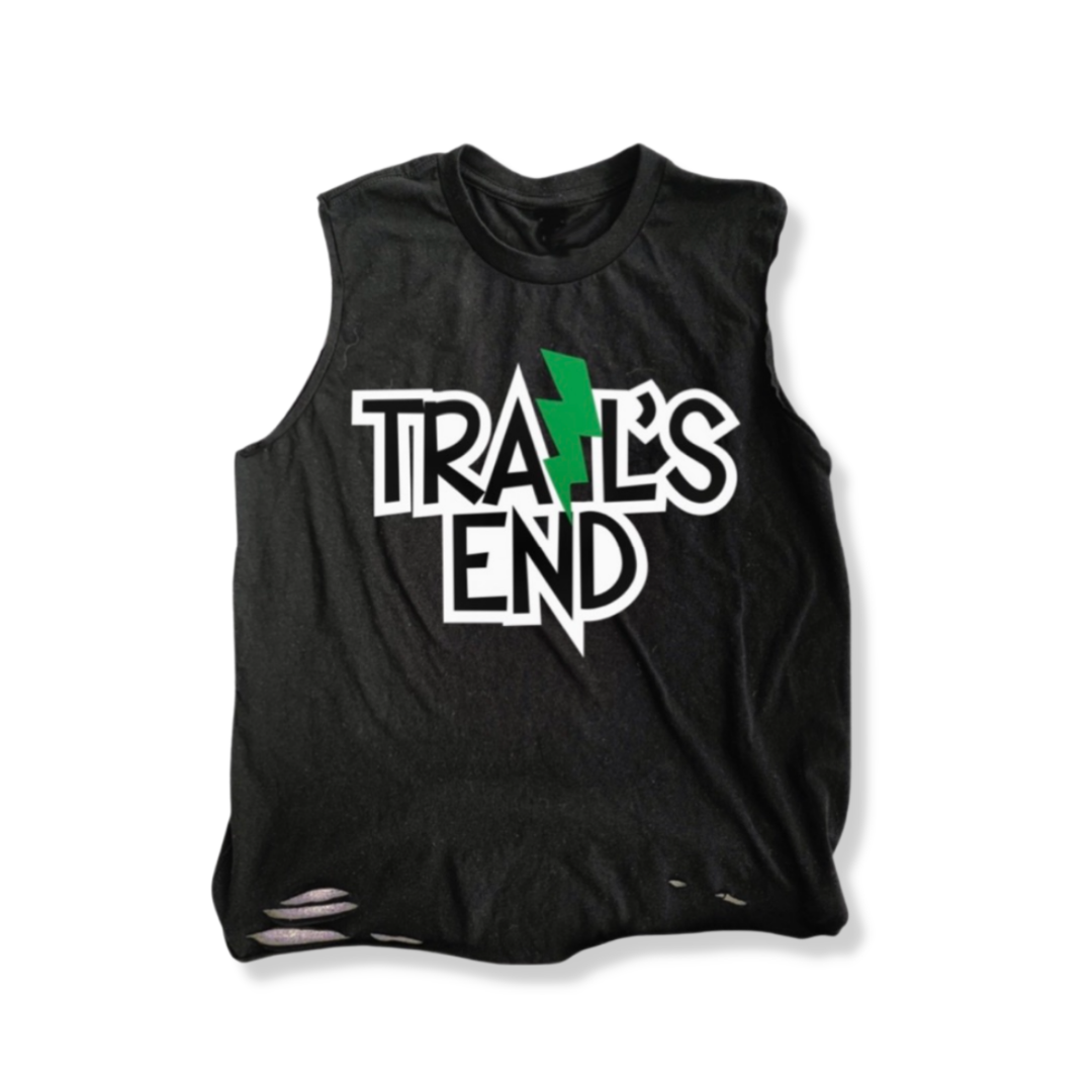 1-FEATURE Bolt Mid Word Distressed Camp Shirt