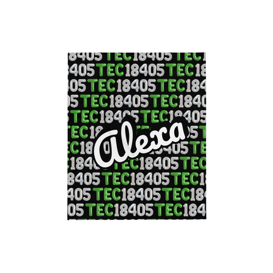 1 FEATURE Camp Name Balloon Fleece Blanket Personalized