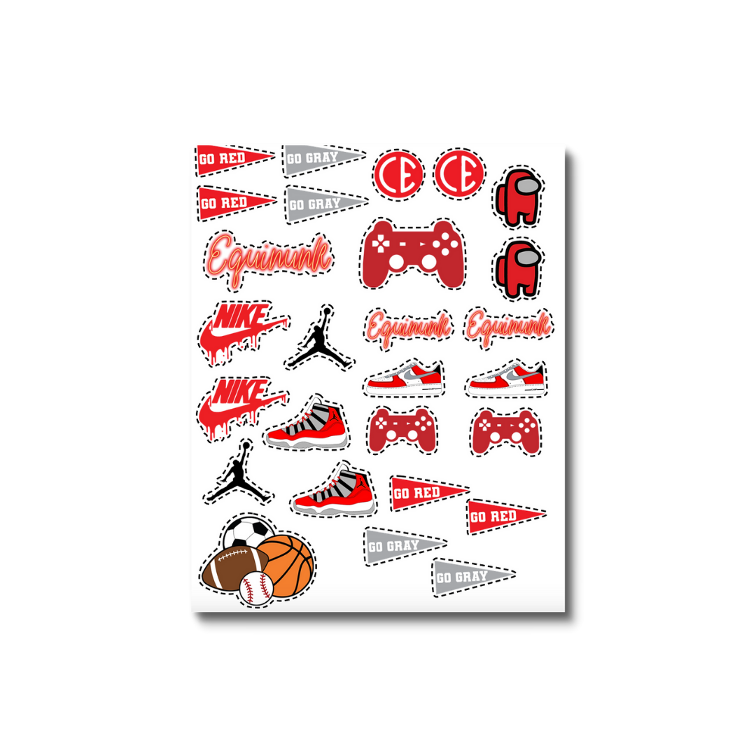 1 FEATURE Camp Tattoo Sheet (Girl)