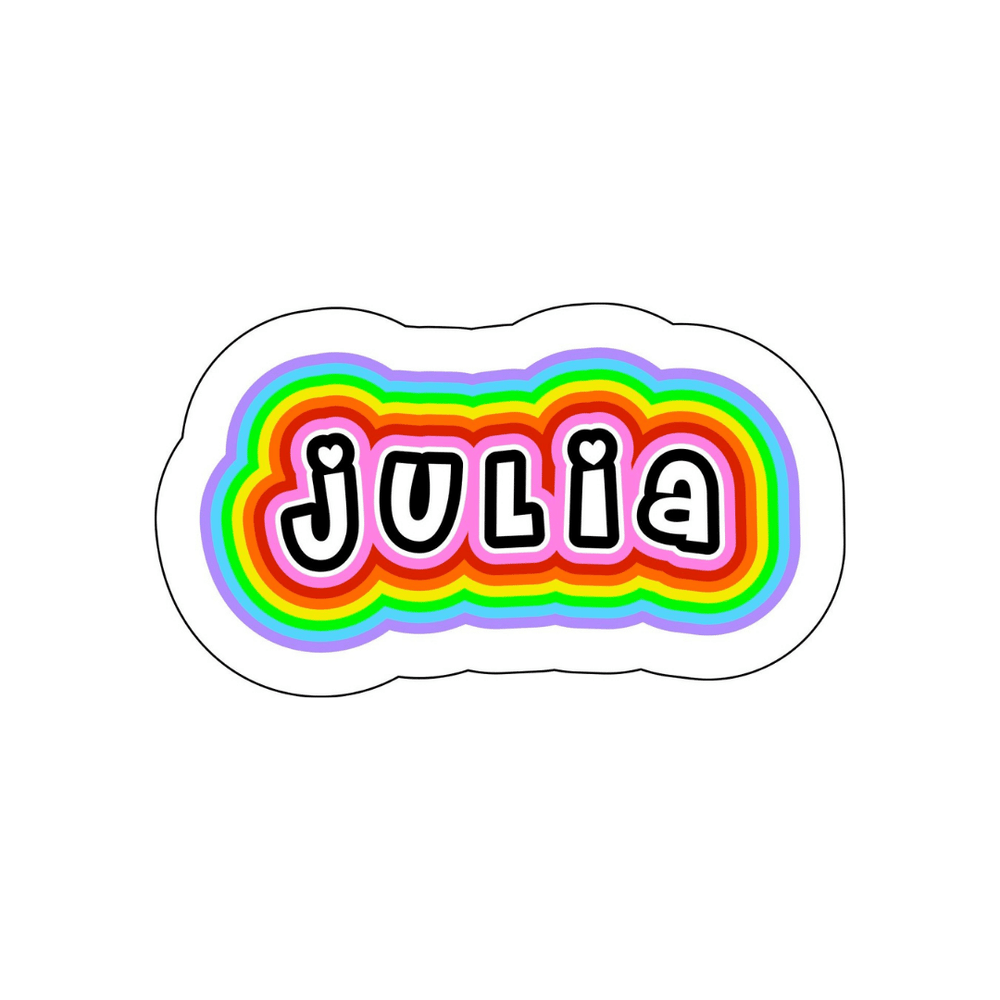 1 FEATURE Cling It Word in Rainbow