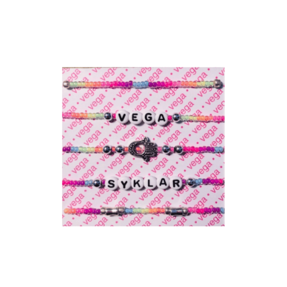 1-FEATURE Neon 5 Stack Bracelets