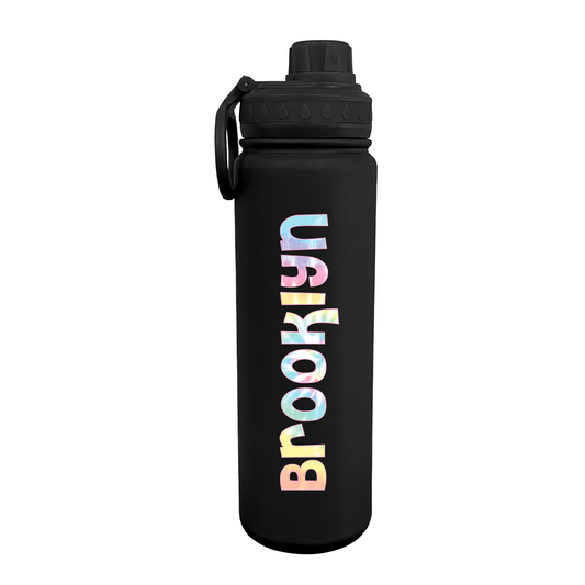 Tie Dye Personalized Water Bottle