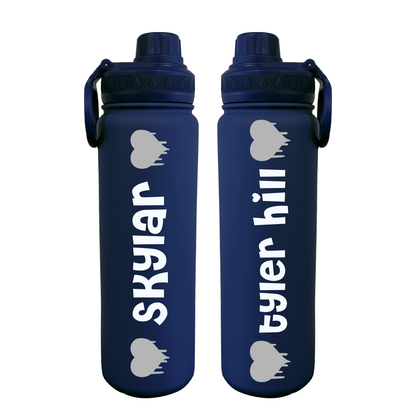 Drippy Hearts Water Bottle