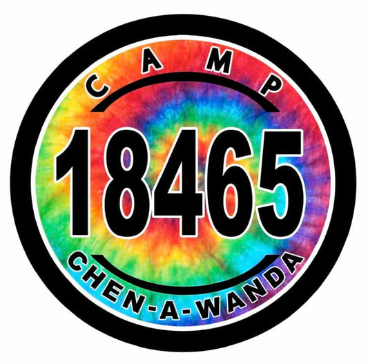 1 Feature 90210 Circle Zip Decal