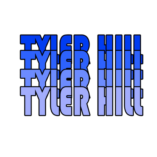 1 Feature Overlapping Camp Name Repeat Decal