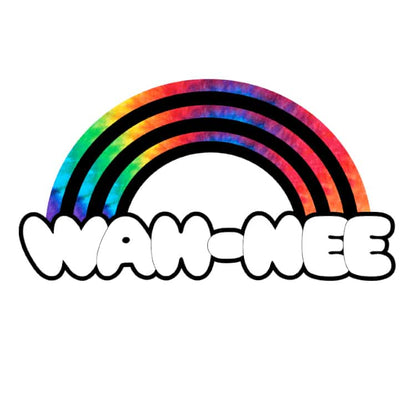 1 Feature Rainbow Decal (Bright Tie Dye)