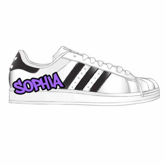 1 Feature Superstar Sneaker Decal