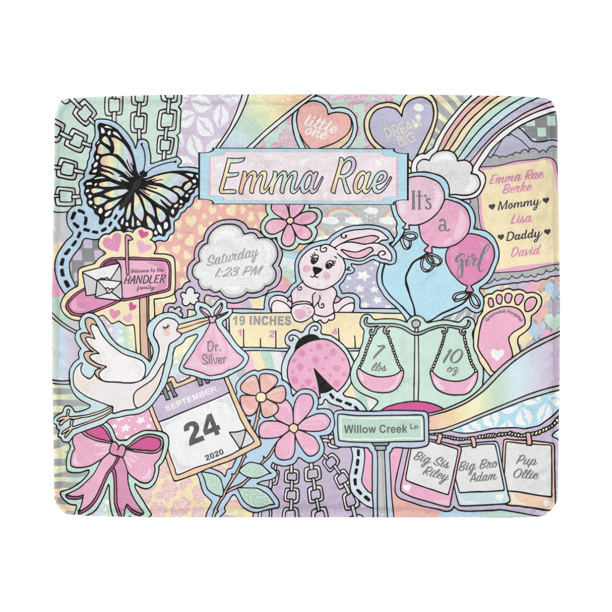 1 Welcome to the World Blanket - girl