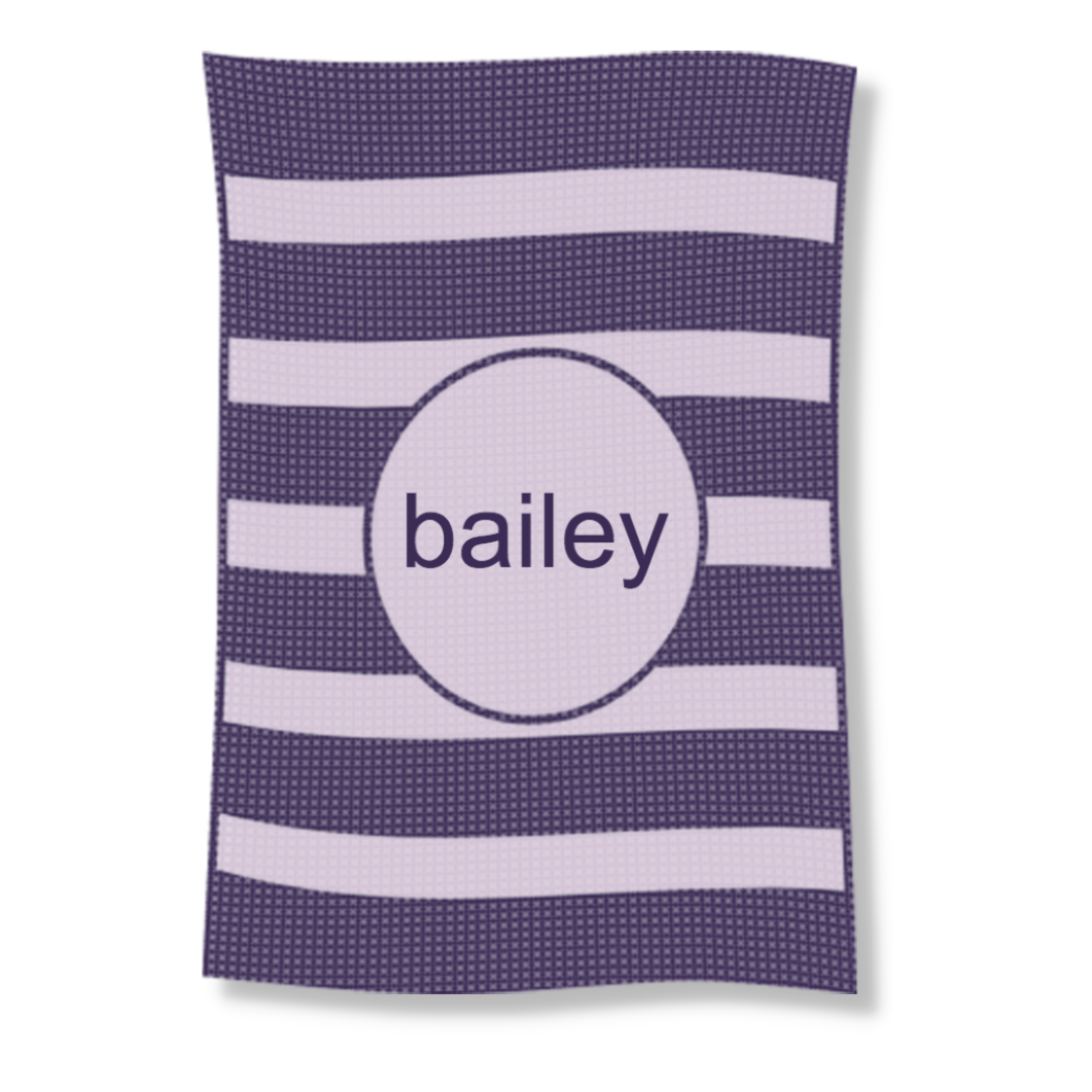 MODERN STRIPE STROLLER BLANKET