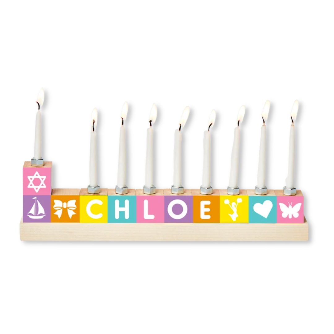 Personalized Children’s Menorah