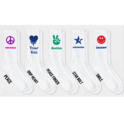 Mid Calf Girls Camp Socks