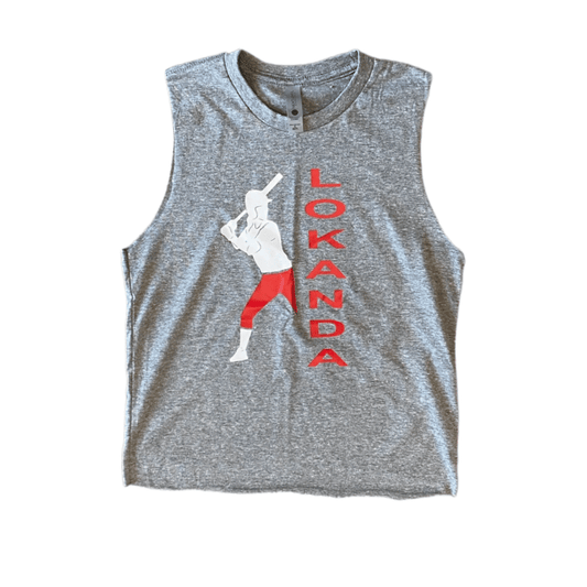Lokanda Halftime Softball Gray Tank - Youth Small 6/7 Ready to Ship