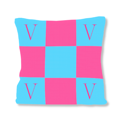 Initials &amp; Blocks Pillow