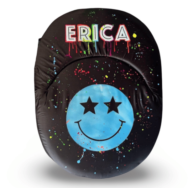 Painted Smiley Face Camp Chair