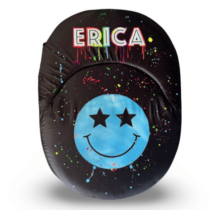 Painted Smiley Face Camp Chair