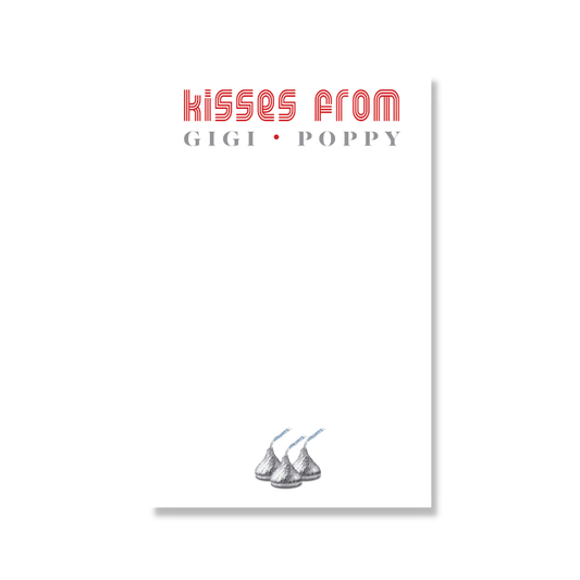 Kisses Blank Notepad
