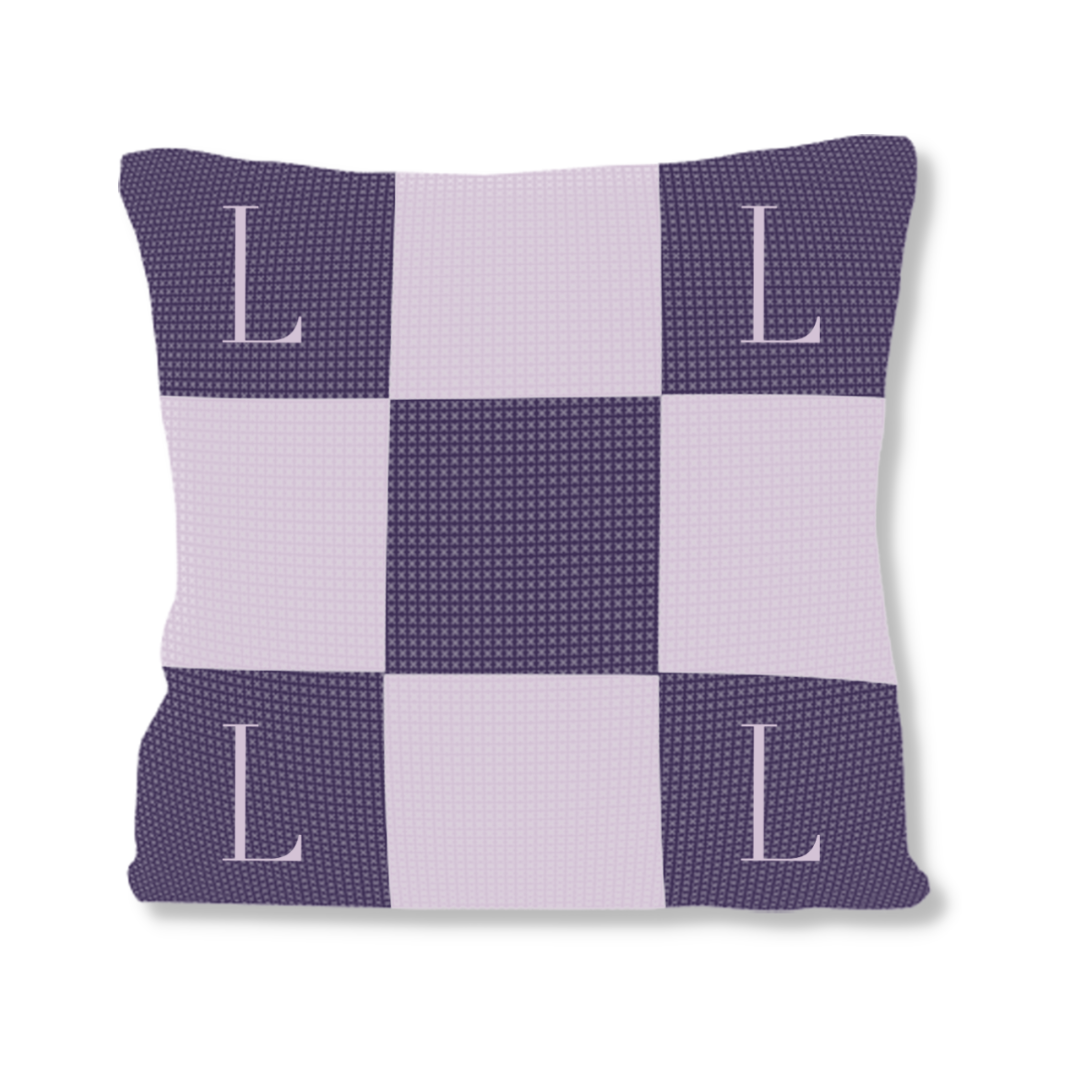 Initials &amp; Blocks Pillow