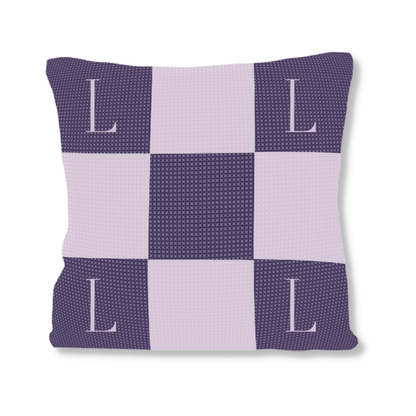 Initials &amp; Blocks Pillow