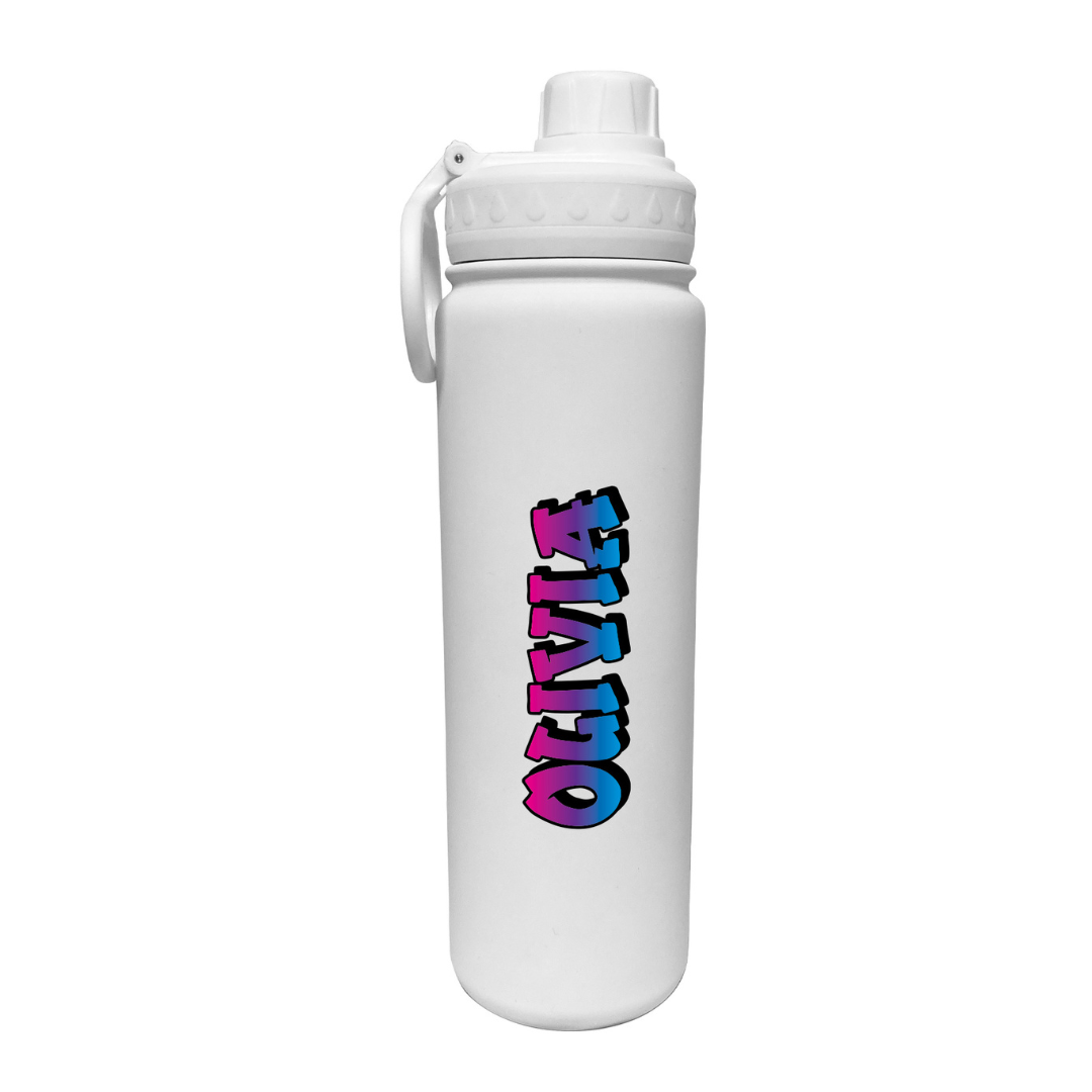 Graffiti Personalized Water Bottle
