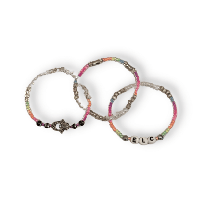ELC 3 Stack Bead Bracelets Ready to Ship