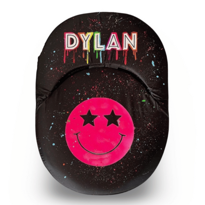 Painted Smiley Face Camp Chair