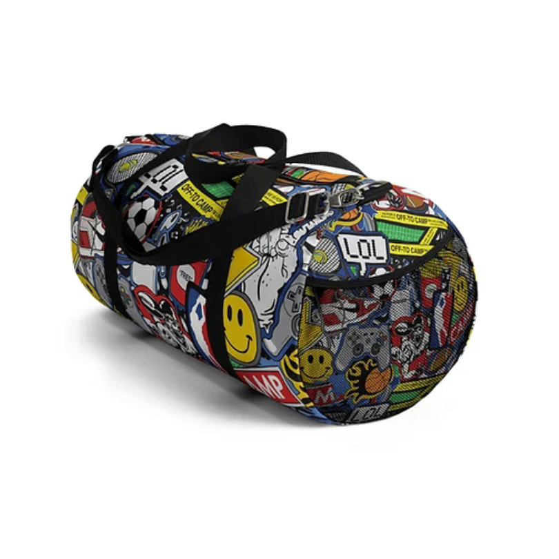 Off To Camp Duffel Bag