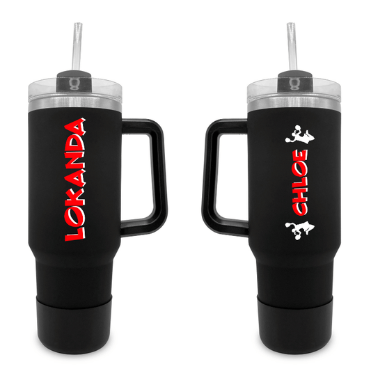 Silhouette - 40 0z Tumbler with Handle