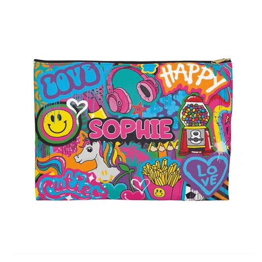 Happy Mode Pouch - Fabric 12" x 9"