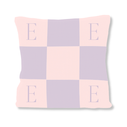 Initials &amp; Blocks Pillow