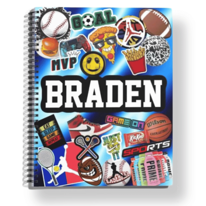 Girl's Custom Notebook