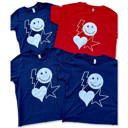 Star Bolt Love Camp Shirt