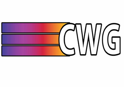 2 - 3 Stripe Ombre Nameplate Decal