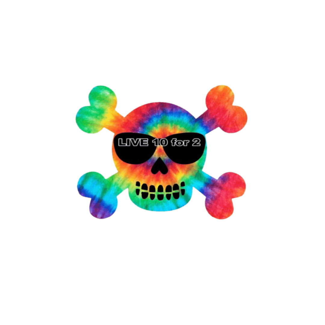2 Skull Decal (Sunglasses)